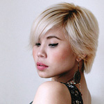 blonde cropped